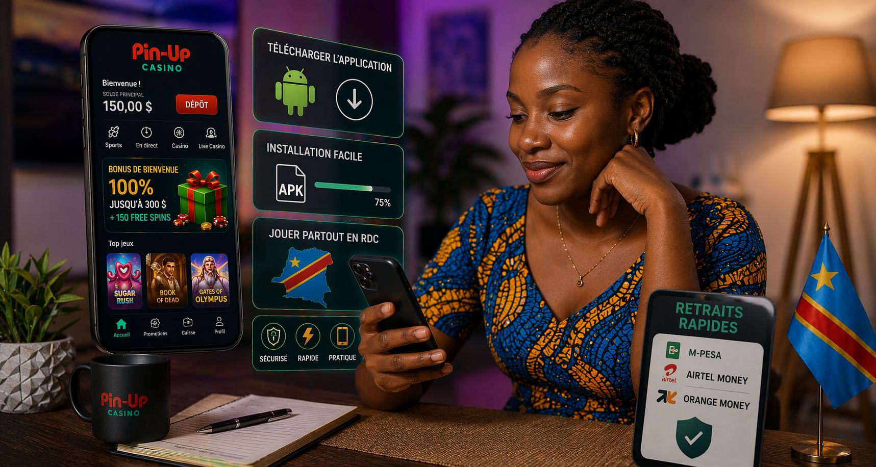 Pin-Up Casino application mobile RDC